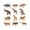 Style C, variant on Kokiya 12 Pieces Mini Prehistoric Animal Model Holiday Present Animal Figures for