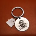 thumbnail image 3 of cute ghost charms stainless steel keychain holloween gift for kid boys and girls, 3 of 10