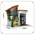 thumbnail image 4 of HI-Reeke Architecture Building Block Set Street View Coffee Shop with Lighting Building Brick Kit Multi Color, 4 of 6