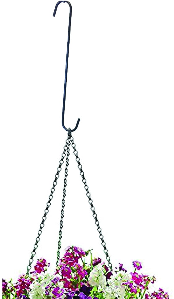 Mainstays 12 inch Black Metal Plant Hanger Extender Hook