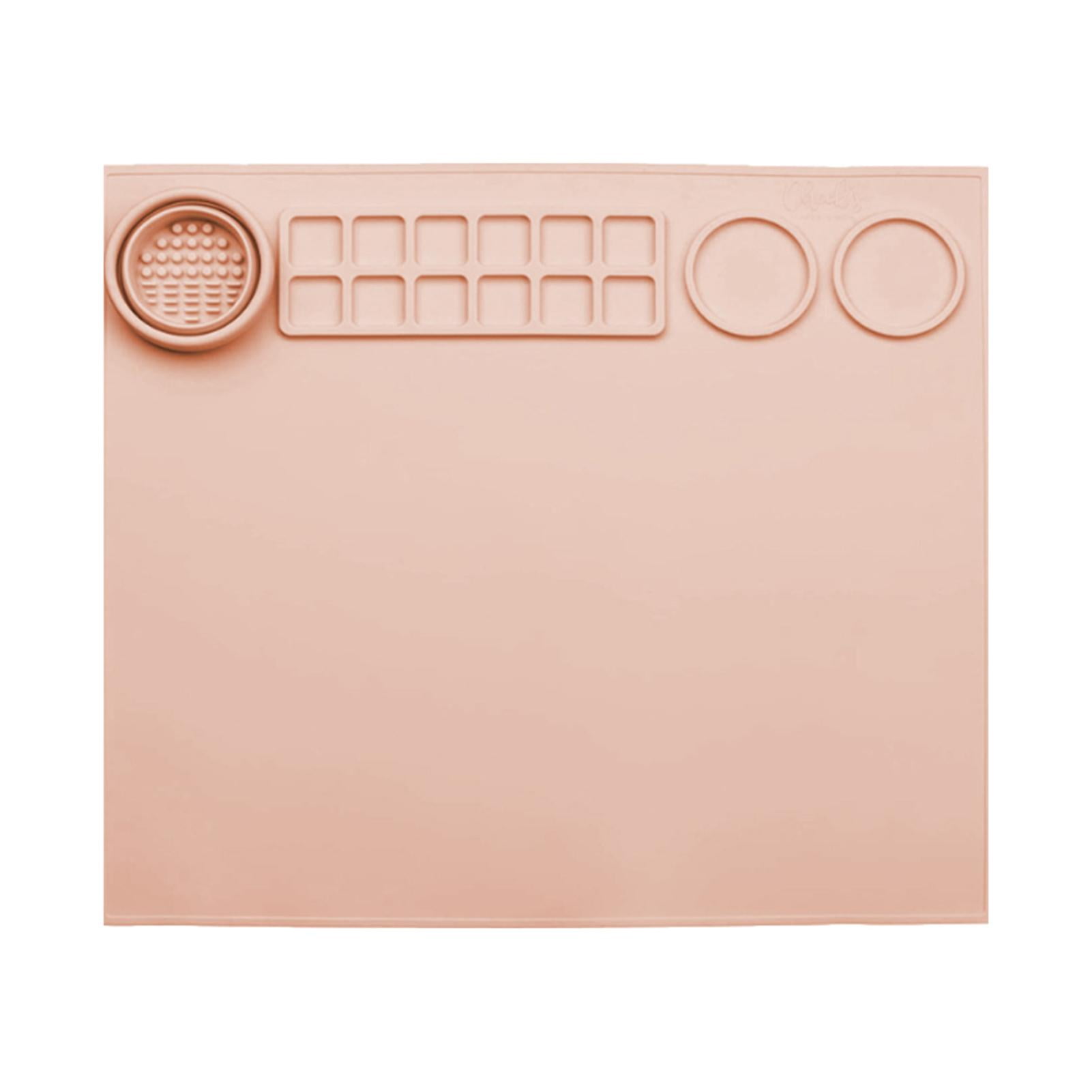 Silicone Painting Mat Waterproof Foldable Drawing Pads with Groove