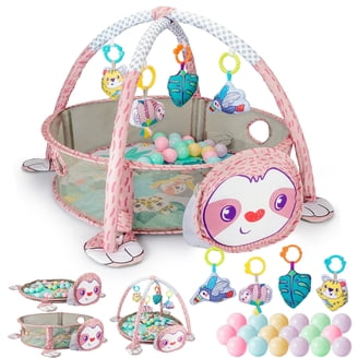Bright Starts Pop 'n Wiggle Rosy Rainforest FoldAway Activity Gym