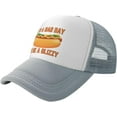 thumbnail image 2 of Its A Bad Day to Be A Glizzy Mesh Hat Men Women Hot Dogs Lover Baseball Cap for Women Men Funny Trucker Hat Black, 2 of 9
