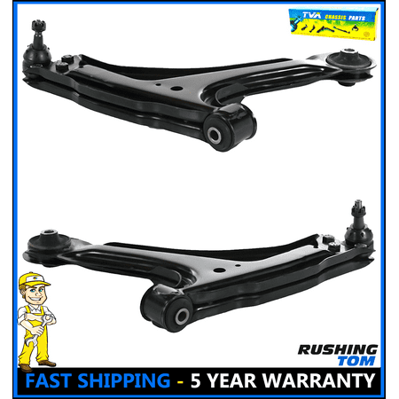 2 New Front Lower Control Arm W/ Bushings And Ball Joints Left & Right Side