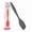 Gray, variant on Kitchen Mama WaltzGrip Platinum Silicone Scraping Spatula: Non Stick for Frying Pan (Blue)