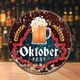 thumbnail image 2 of Placa de metal Vintage Ygjytge Oktober Beer Festival arte pared 30x30cm, 2 of 8