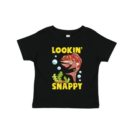 

Inktastic Red Snapper Funny Fish Gift Toddler Boy or Toddler Girl T-Shirt