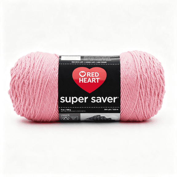 PALINO Super Saver Yarn,Perfect Pink Crochet Yarn for Knitting