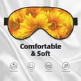 thumbnail image 5 of Rocae 3D Sunflowers for Mask for Women Men, Luxury Eye Cover Eye Shade with Adjustable Strap for Travel, Nap, Meditation, 5 of 7