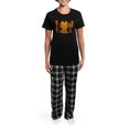 thumbnail image 4 of CafePress - Samurai Cat Women's Dark Pajamas - Women's Short Sleeve Print T-Shirt and Pants Dark Cotton Pajama Set, 4 of 7