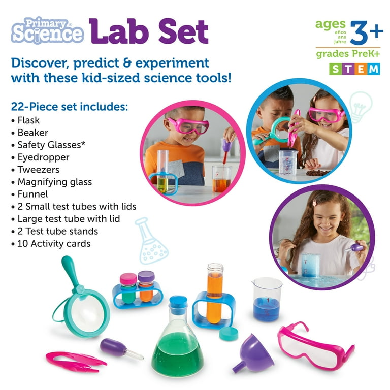 Learning Resources Primary Science Lab Set Pink - Experimentation