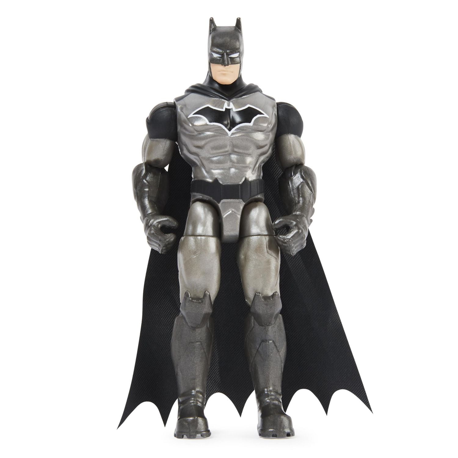 DC Comics, 4-inch Batman Action Figure with 3 Mystery Accessories, Batman Kids Toys for Boys and Girls Ages 3 and up