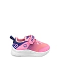 thumbnail image 2 of Cherokee Toddler Girls’ Athletic Mesh Jogger Sneakers With Hook and Loop Strap Closure, Sizes 5-10, 2 of 3