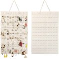 thumbnail image 1 of (White)Hanging Jewelry Organizer Earring Organizer Jewelry Display Stand Foldable Earring Display Stand Hanging Earring Holder, 1 of 5