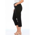 thumbnail image 4 of Catherines Women's Plus Size Right Fit Moderately Curvy Jean Capri, 4 of 5