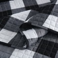 thumbnail image 4 of 3 Piece Classic Buffalo Plaid Check Quilt Adult Bedding Bedspread Set B020, 4 of 4