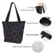 thumbnail image 4 of Fotbe Colorful Balloons Bolsa de Playa con Estampado, Bolsa de Hombro, Bolsa de Mano Espaciosa, Bolsa de Viaje Ligera, Bolsa de Compras Versátil, 4 of 6