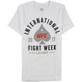 thumbnail image 1 of Camiseta gráfica de UFC para hombre International Fight Week 2017, blanca, mediana, 1 of 1