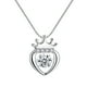 thumbnail image 2 of Fiudx Collar En El Corazón Latitudinal, En El Cobre, En La Longitud Del Corazón, En El Elegante San Valentín, En La Mujer Modal, En Los Viajes y Bodas Ideales, En Una Mano Incluida., 2 of 2
