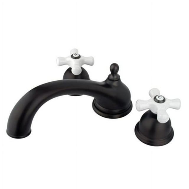 Kingston Brass KS3355PX 8 Inch -18 Inch Widespread Roman Tub Filler - Oil Rubbed Bronze