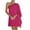 Red, variant on IROINNID Wedding Guest Dresses for Women Evening Night Party Dress Color Skew Shoulder Lace Splice Dress Short Sleeve Skew Shoulder Knee Length Trendy Formal Dress,Red