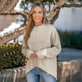 thumbnail image 4 of Cupshe Women's Knit Long Sleeve Normal Sleeve Turtleneck Sweater, 4 of 5