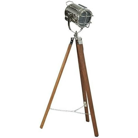 Marine Royal Corner Floor Lamp Searchlight Focus Table Desk Lamp Light Tripod