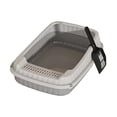 thumbnail image 2 of koolsoo Open Top Cat Litter Box Cats Toilet for Small Animals Small Medium Large Cats grey, 2 of 9