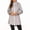Grey, variant on Women'S Waterproof Rain Jacket Mid Long Zip Front Outdoor Hooded Raincoat Grass Green XL