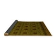 thumbnail image 2 of Ahgly Company Indoor Rectangle Abstract Yellow Modern Area Rugs, 5' x 7', 2 of 4