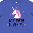 thumbnail image 4 of Inktastic My Yaya Loves Me Unicorn Youth T-Shirt, 4 of 5