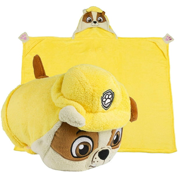 Comfy Critters Nickelodeon Paw Patrol Rubble Huggable Hooded