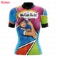 thumbnail image 5 of Maillot de ciclismo de manga corta V4 de verano con 17 estilos, transpirable, para carreras deportivas, ropa de ciclismo para mujer, maillot corto para bicicleta, 5 of 5