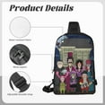 thumbnail image 5 of Bob's Burgers Sling Backpack Crossbody Shoulder Bags for Men Women Small Daypacks Chest Bag Hiking Travel Sport Climbing Runners, 5 of 8