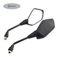 thumbnail image 2 of Bgsha 7/8" Motorcycle Rear View Side Mirrors 10mm/8mm Universally Electric Rearview, 2 of 10