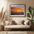thumbnail image 3 of The Heart of Folly Beach - Charleston South Carolina Photography Sunset Ocean Waves Beach Coast Scenic Nature Black Framed Wall Art Print 5 x 7 inches, 3 of 4