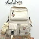 thumbnail image 1 of Mochila informal de nailon con cremallera a la moda para estudiantes para ir de compras (blanco) Sywqhk Para Estrenar, 1 of 8