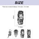 thumbnail image 2 of 12 hojas de tatuajes temporales para mujeres, arte corporal falso, boceto de brazo, pegatinas de tatuaje para niñas y adultos, belleza, 2 of 5