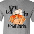 thumbnail image 4 of Inktastic Summer Hermit Crab is My Spirit Animal T-Shirt, 4 of 5