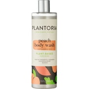 Plantoria Peach Body Wash | Plant Based Pure Natural Bodywash for Women & Men | Antioxidant Rich Body Skin Care Products With Deionized Water, Peach, Sweet Almond & Cactus | High in Vitamin A & C
