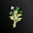 thumbnail image 6 of Fashion European And American Exaggerated Atmospheric Rhinestone Bouquet Corsage Personality Trendy Brooch Women, 6 of 6