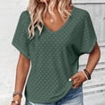 thumbnail image 2 of Women Blouses Compression Workout Corduroy Flannel Women Quick Fit Womens Tops 3/ 4 Sleeve Loose Fit Long Sleeve Thin Shirt Tee Shirts Casual Ladies Long Dress Tops Business Shirts Extra Green XL, 2 of 5