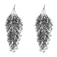 thumbnail image 2 of zhmrfg Simulation Admiralty Willows Hanging Plants, 31.5in Artificial Greenery, Faux Flower Vines for Wedding, Garden, Home Decor, Balcony, Patio, and Porch Decoration, 2 of 9