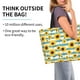 thumbnail image 2 of Fotbe White Blue Striped Sunflower Bolsa Tote Estética de Lona con Estampado para Mujer - Bolsa Reutilizable de Hombro Casual para Vacaciones, Compras, Trabajo y Gimnasio, 2 of 8