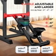 thumbnail image 5 of LNOW Power Tower with Stair Stepper Pull Up Bar Station, Multi-Function Dip Station with Adjustable Height for Home Gym Strength, 5 of 10