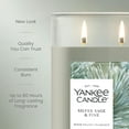 thumbnail image 5 of Yankee Candle Signature Large 2-Wick Candle, Silver Sage & Pine, 20 oz, 5 of 8