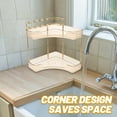 2 Tier Bathroom Shelf Toothbrushes Bathroom Makeup Organizer Bedroom