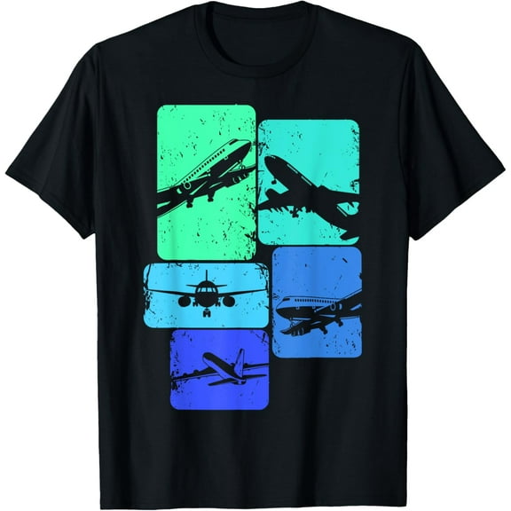 Airplane Pilot Men Toddler Boys Kids T-Shirt