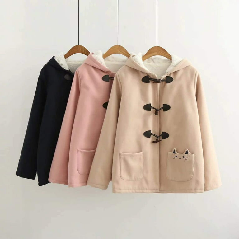Women's Sweatshirt Coat, Kawaii Japanese Clothes