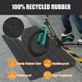 thumbnail image 5 of BeesClover Rubber Curb Ramps - 2500lbs Load Capacity Driveway Ramps with Cable Protection Channels, Anti-Slip Surface for Car Van Wheelchair, 5 of 5